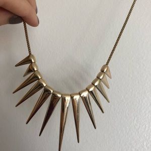 H&M gold statement necklace